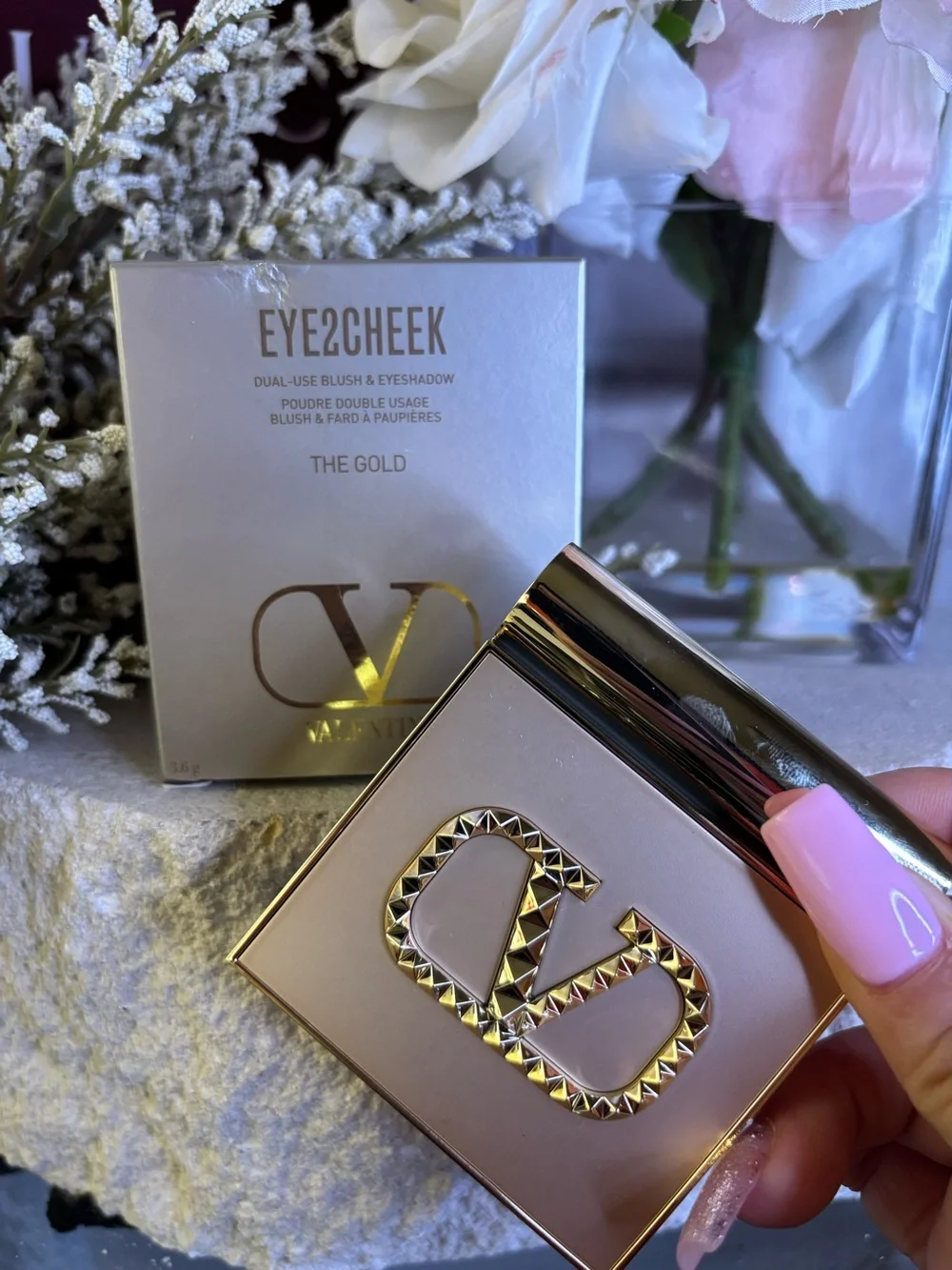 NIB - Valentino - Eye2Cheek Blush and Eyeshadow - Sweet Revel 04